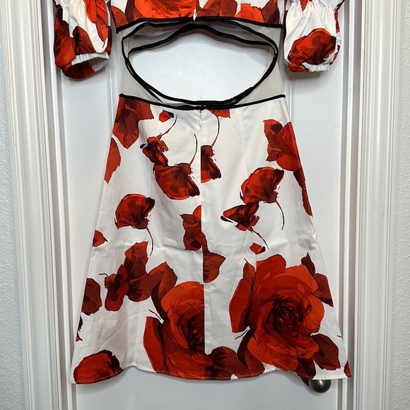 Women’s Autumn Adeigbo red Gisele Dress Dress Sz 8‎ - Picture 10 of 14